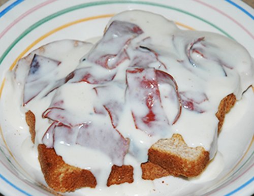 creamed chipped beef